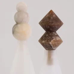 KITE V1 Glass & Alabaster Decorative Bottle