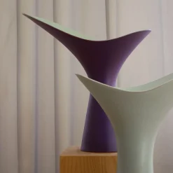 Kàlla Deep Violet Ceramic Vase by Luca Binaglia