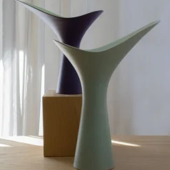 Kàlla Deep Violet Ceramic Vase by Luca Binaglia