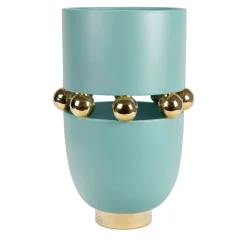 Kósmos Aquamarine Ceramic Decorative Vase