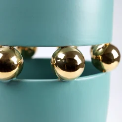 Kósmos Aquamarine Ceramic Decorative Vase