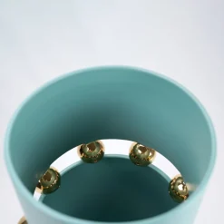 Kósmos Aquamarine Ceramic Decorative Vase