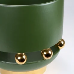 Kósmos Large Green Ceramic Decorative Vase