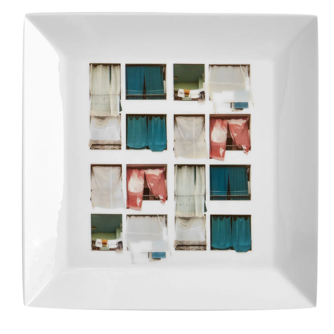 La Finestra Sul Cortile Large Square Porcelain Vide-Poche #1