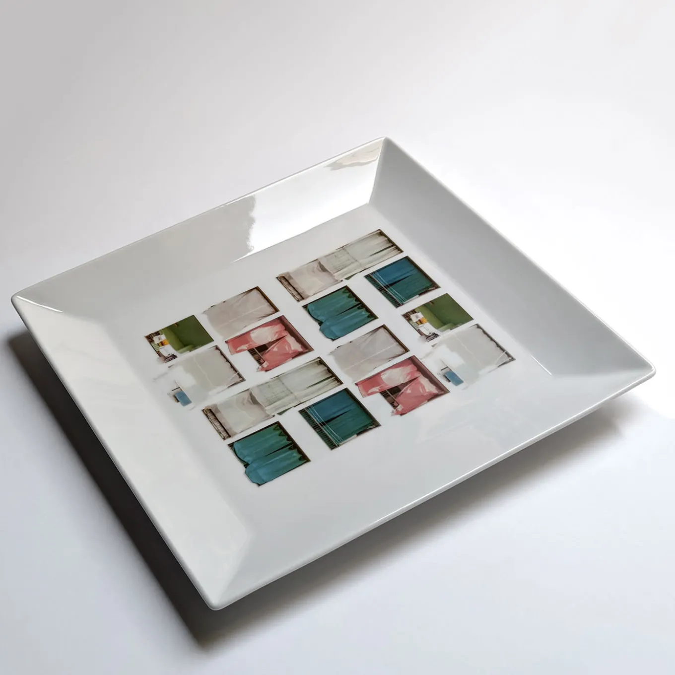La Finestra Sul Cortile Large Square Porcelain Vide-Poche #1