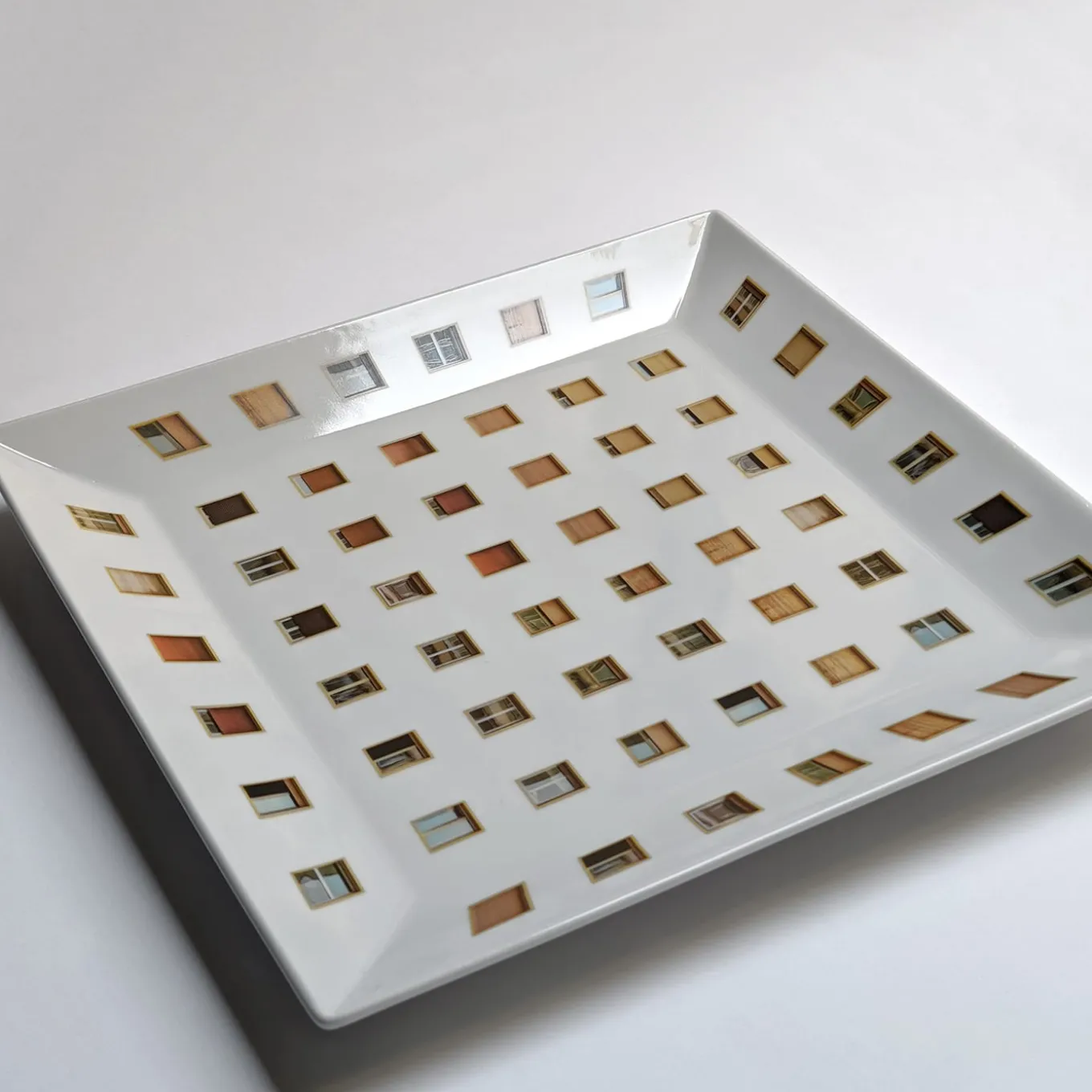 La Finestra Sul Cortile Large Square Porcelain Vide-Poche #3