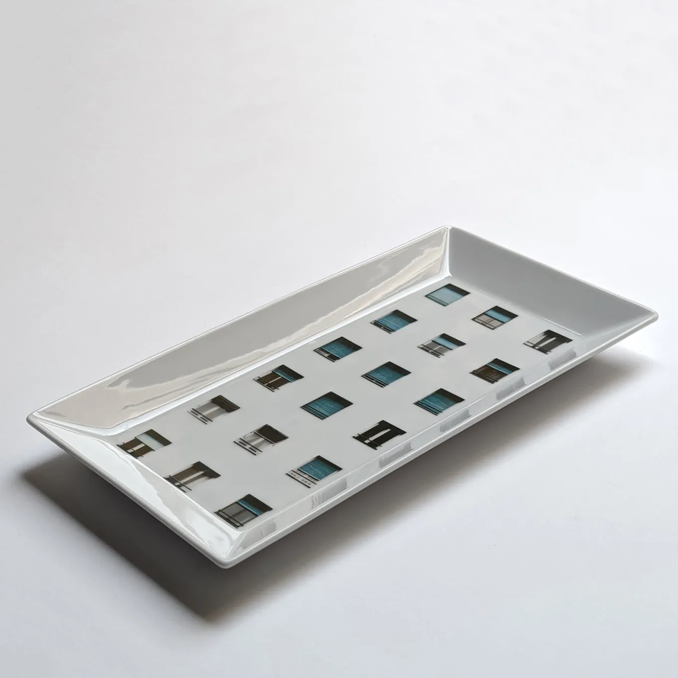 La Finestra Sul Cortile Small Rectangular Porcelain Vide-Poche #1