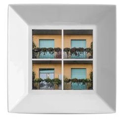 La Finestra Sul Cortile Small Square Porcelain Vide-Poche #2