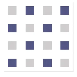 La Navata Geometric Motif Gray and Purple Ceramic Tile