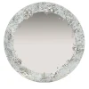 Léa Round Silver Wall Mirror