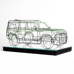 Land Rover Metal Wire Sculpture