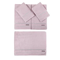 Large Bath Towel Set - Powder Pink