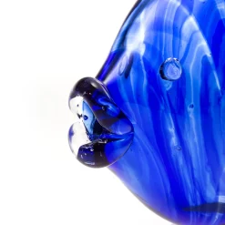 Large Blue Murano Glass Fish