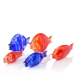 Large Blue Murano Glass Fish