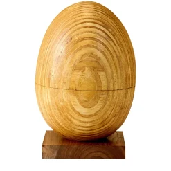 Large Uovo limited edition wood decorative object #21