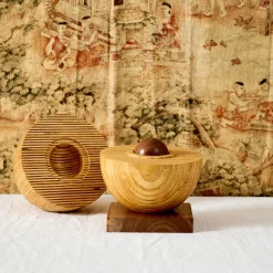 Large Uovo limited edition wood decorative object #21