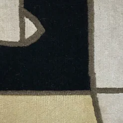 Le Ragazze Black and Yellow Rug