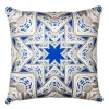 Le Volte Celesti velvet Cushion with architectures #2