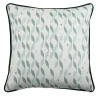 Light Blue Carrè Cushion in Talia Jacquard Fabric