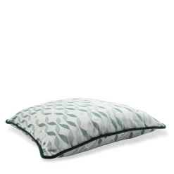 Light Blue Carrè Cushion in Talia Jacquard Fabric