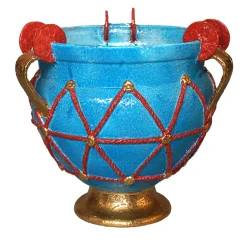 Light Blue Etruscan Vase