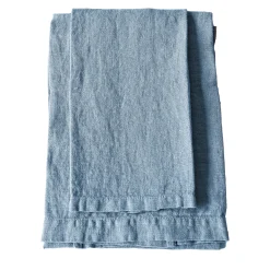 Light Blue Heavy Linen Towel Set