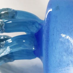 Light Blue Murano Glass Jellyfish Sculpture
