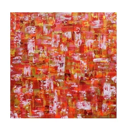 Lightness of The Soul Acrylic Painting in Red