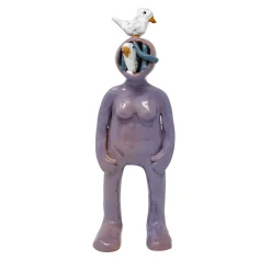 Lilac Deep-Sea Diver Sculpture