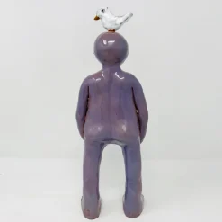 Lilac Deep-Sea Diver Sculpture