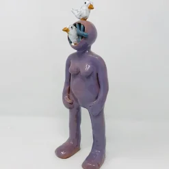 Lilac Deep-Sea Diver Sculpture