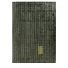 Lines L6 Green Viscose Rug