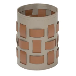 Lisbona 4 Brown Round Basket