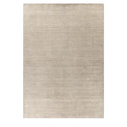 Loom Notwhite Beige Wool and Bamboo Silk Rug