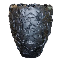 Lotus Black Vase