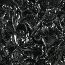 Lotus Obice Large Black Vase