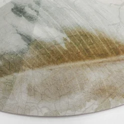 Lucien Large Exotic Leaf round rug