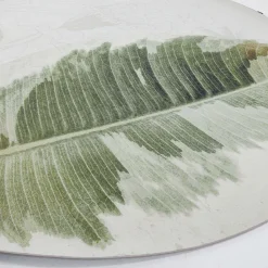 Lucien Large Exotic Leaf round rug