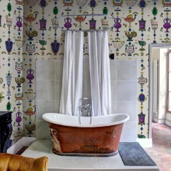 Ludovica Ecru Wallpaper