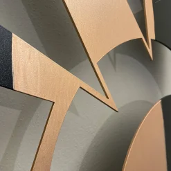 Luna Aluminum Trace Sculpture