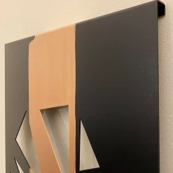 Luna Aluminum Trace Sculpture