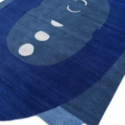 Luna Dreamscape Twilight Blue Hand Knotted Rug