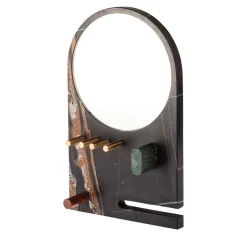 Lunatico Sahara Noir Jewelry Stand With Mirror by Cecilia Alemagna