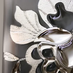 Lysiane Rectangular Silver Wall Mirror