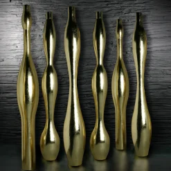 Madame Gold Floor Vase