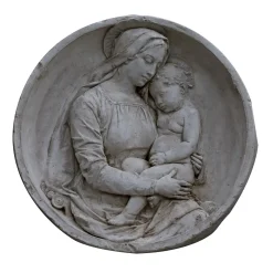 Madonna con Bambino Round Low Relief