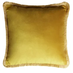 Major Collection Mustard Velvet Cushion