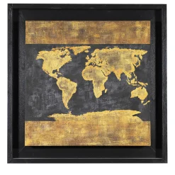 Mappamondo Gold Tapestry