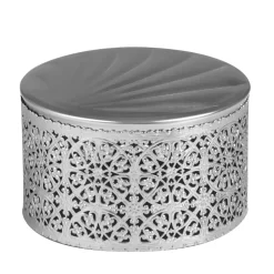 MARBELLA COTTON BOX - SILVER
