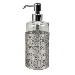 MARBELLA SOAP DISPENSER - SILVER